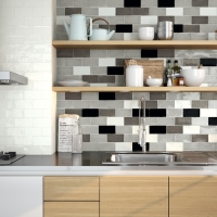 ATELIER BLACK GLOSSY 7.5X15