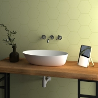 LAVABO MANHATTAN WHITE 45X30X12