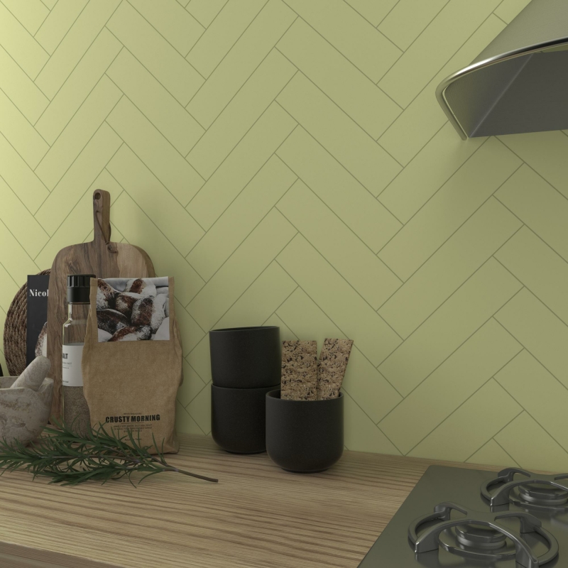 FLAT MUSTARD MATT 7.5X30