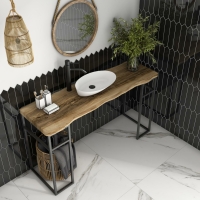 LAVABO MANHATTAN WHITE 45X30X12