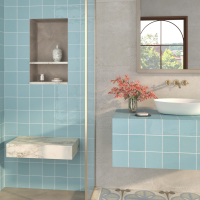 LAVABO MANHATTAN WHITE 45X30X12