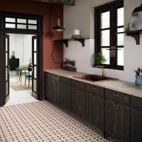 MINTONS OLD WHITE 20X20