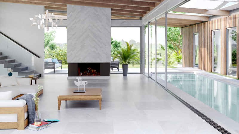 PIETRASANTA LIGHT GREY MATT POLISHED 90X90
