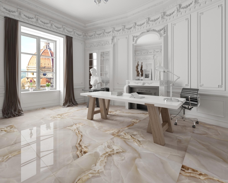 SELENE CAPPUCCINO 120X120