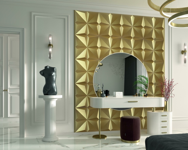 ORIGAMI DORADO 25X25