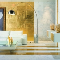 LAVABO PAN DE ORO 42X42X14,5