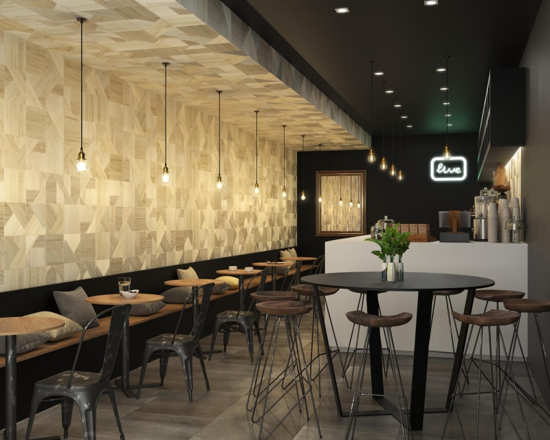 STRIPES MIX BAMBOO 25X25