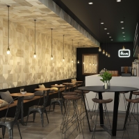 STRIPES MIX BAMBOO 25X25